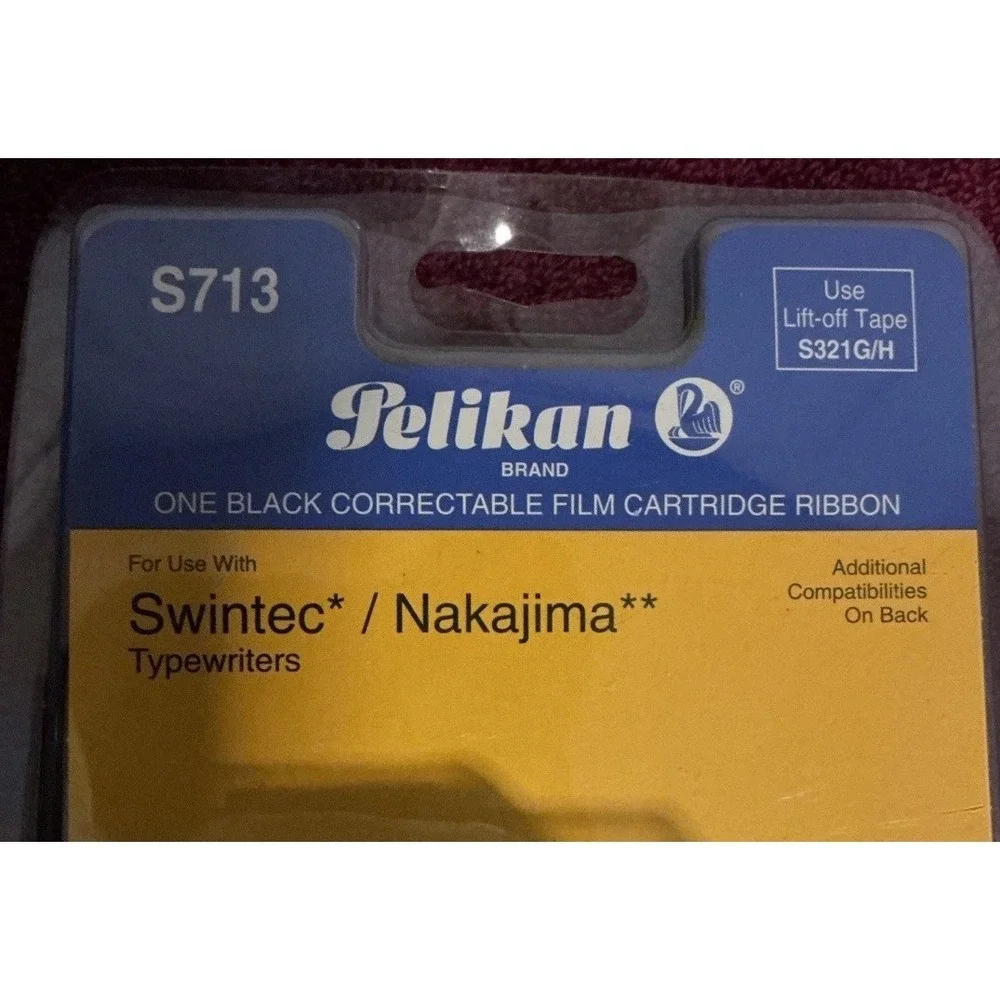 Pelikan Correctable Film Cartridge Ribbon Typewriter S321G/H Swintec/Nakajima +